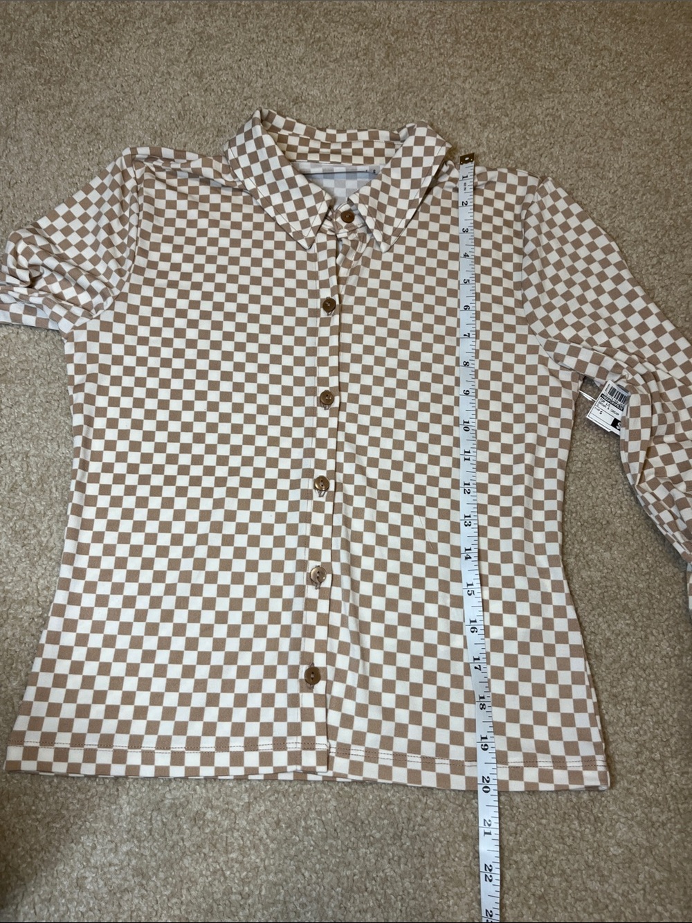 Checkered top - Picture 5 of 6